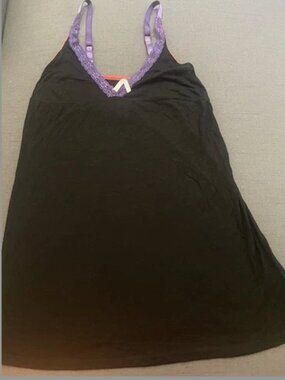 Sparkle & Fade Urban Outfitters Black & Purple Lace Mini Slip Dress Size S Y2K